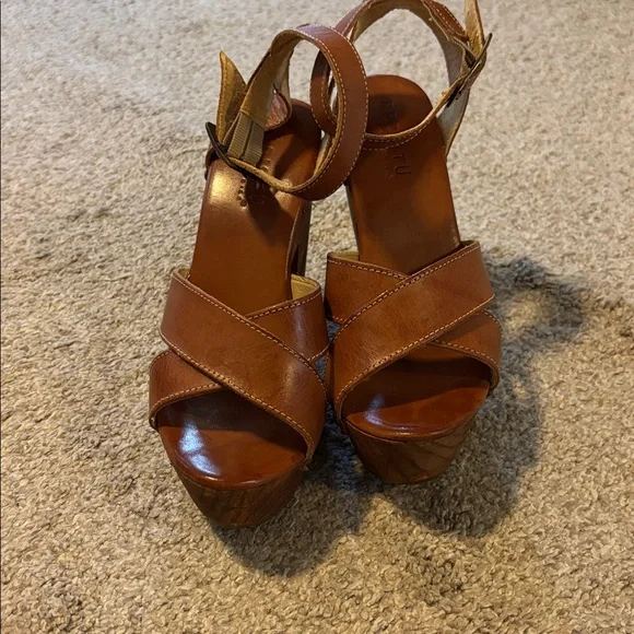 BED|STU brown Kalah Leather heeled sandals 7 - Picture 6 of 12